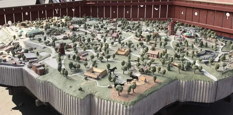 斯堪森露天博物馆地图