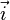 \vec{i}
